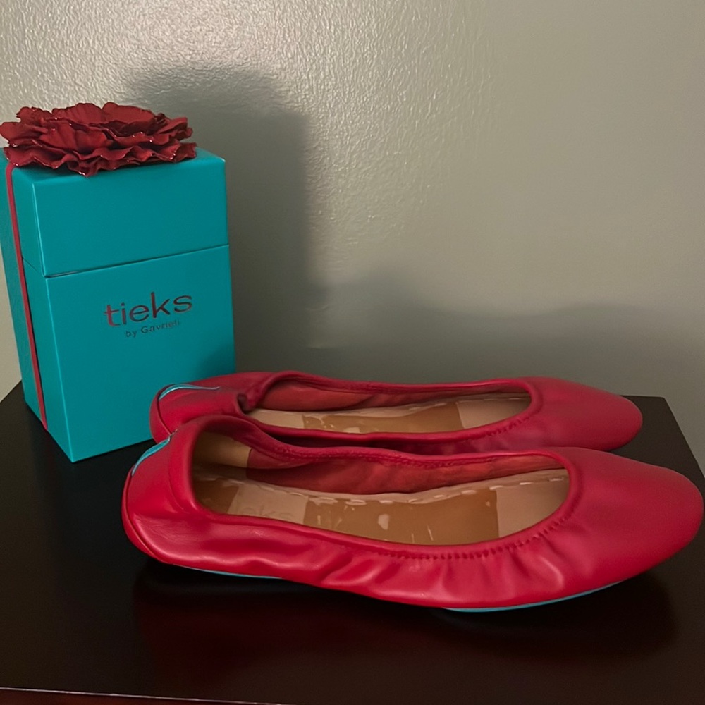 True Love Red Limited Edition Tieks Size 8